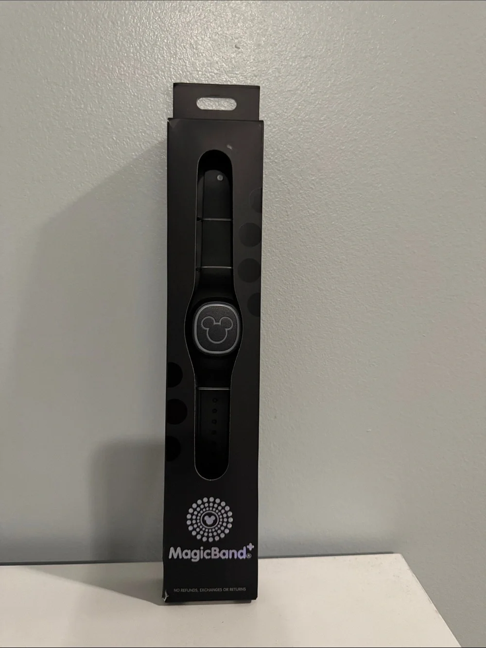 Disney Black MagicBand Wristband with Mickey Icon